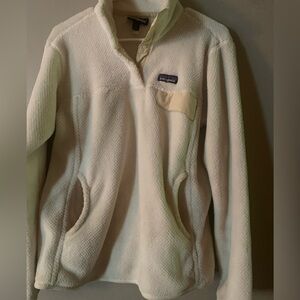 Patagonia Cream Crewneck Jacket Knit Classic